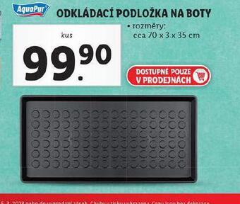 Odkládací podložka na boty