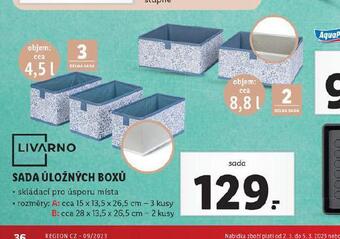 Lidl Sada úložných boxů nabídka