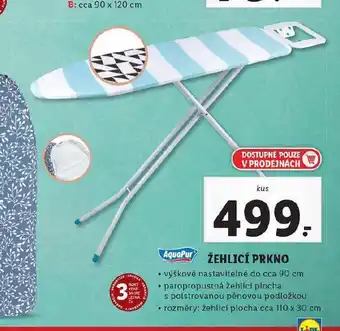 Lidl Žehlící prkno nabídka