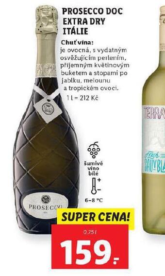 Lidl Prosecco doc extra dry itálie nabídka