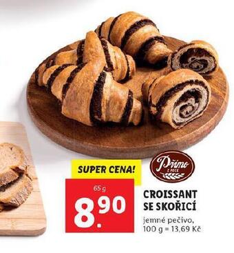 Lidl Croissant se skořicí nabídka