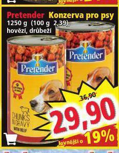 Norma Pretender konzerva pro psy nabídka