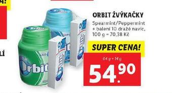 Lidl Orbit žvýkačky nabídka