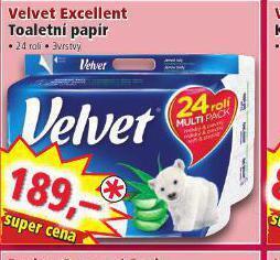 Norma Velvet toaletní papír nabídka