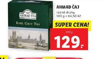 Lidl Ahmad čaj nabídka