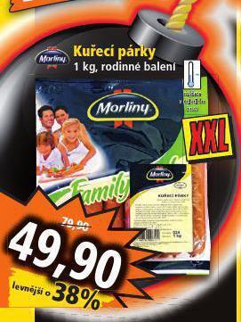 Norma Kuřecí párky nabídka