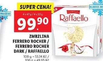 Lidl Zmrzlina ferrero rocher dark nabídka