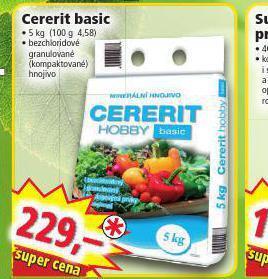 Norma Cererit basic nabídka