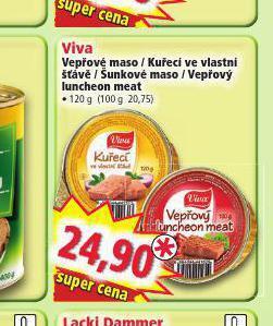 Viva vepřový luncheon meat