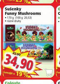 Norma Funny mushrooms sušenky nabídka