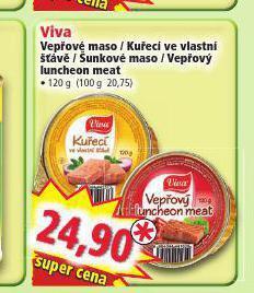 Norma Viva vepřové maso nabídka