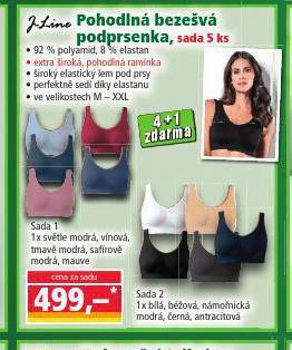 Norma Pohodlná bezešvá podprsenka nabídka
