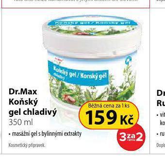Dr. Max Dr. max koňský gel chladivý nabídka