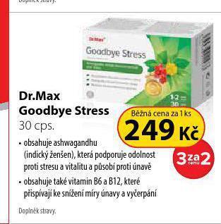 Dr. Max Dr. max goodbye stress nabídka