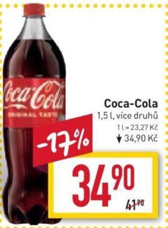 Billa Coca-Cola 1,5l nabídka