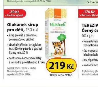 Dr. Max Glukánek sirup pro děti nabídka