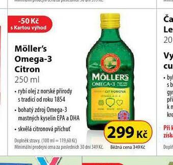 Dr. Max Möller´s omega-3 citron nabídka