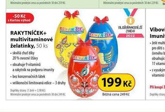 Dr. Max Rakytníček+ multivitaminové želatinky nabídka