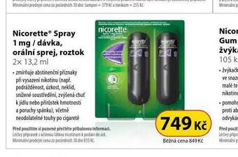 Dr. Max Nicorette spray nabídka