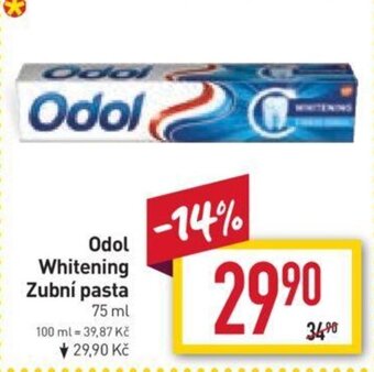 Billa Odol Whitening Zubní pasta 75ml nabídka
