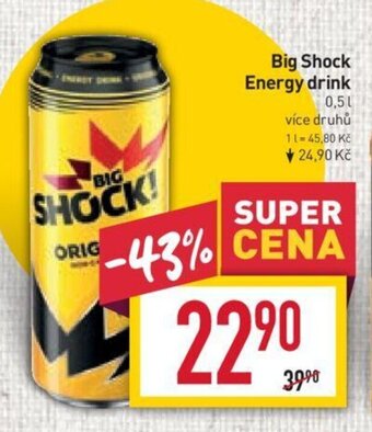 Billa Big Shock Energy drink 0,5l nabídka