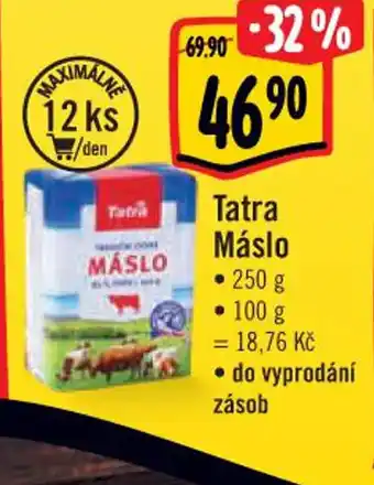 Albert Tatra Máslo 250g nabídka