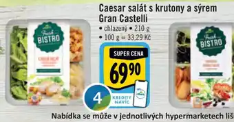 Albert Albert Caesar salát s krutony a sýrem Gran Castelli 210g nabídka