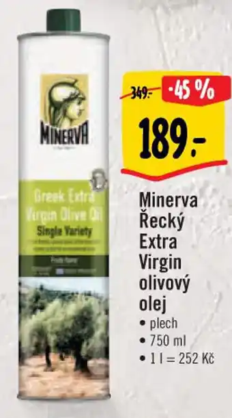 Albert Minerva Řecký Extra Virgin olivový olej 750ml nabídka