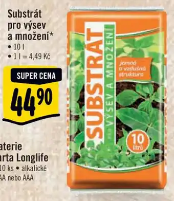 Substrát pro výsev a množení 10l