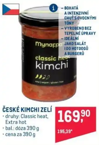 Makro České kimchi zelí 390g nabídka