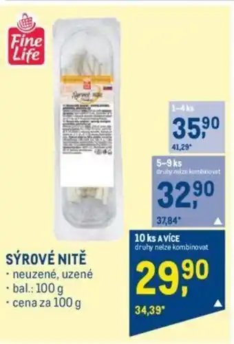 Makro Finelife sýrové nitě 100g nabídka