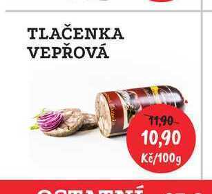 RABBIT řeznictví Tlačenka vepřová 100g nabídka