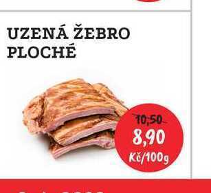 RABBIT řeznictví Uzená žebro ploché 100g nabídka