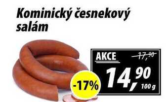 ZEMAN Kominický česnekový salám, 100 g nabídka