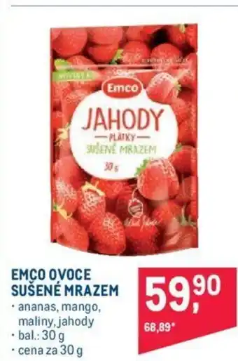 Makro Emco Ovoce sušené mrazem 30g nabídka