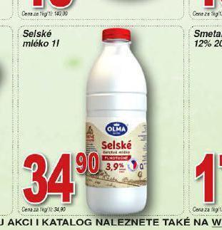 Hruška Selské mléko nabídka