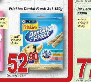 Hruška Friskies dental fresh 3v1 nabídka