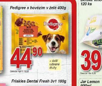 Hruška Pedigree s hovězím v želé nabídka