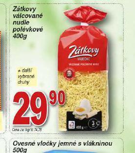Hruška Zátkovy válcované nudle nabídka