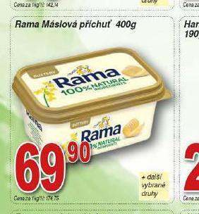 Hruška Rama máslová příchuť nabídka