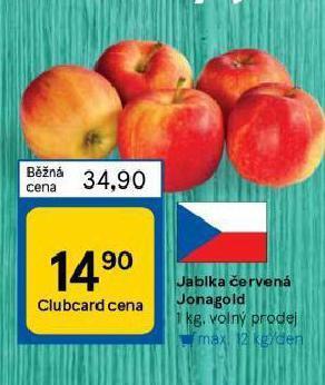 Tesco Jablka nabídka