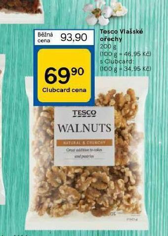 Tesco Vlašské ořechy nabídka