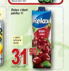 Hruška Relax višeň jablko nabídka
