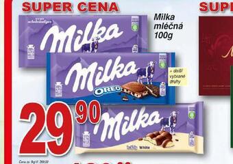Hruška Milka mléčná nabídka
