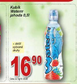 Hruška Kubík waterrr jahoda nabídka