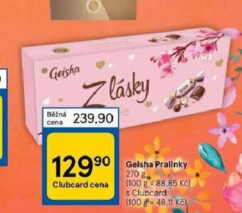 Tesco Geisha pralinky nabídka