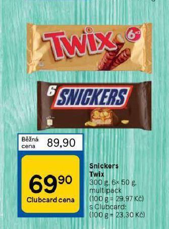 Tesco Twix nabídka