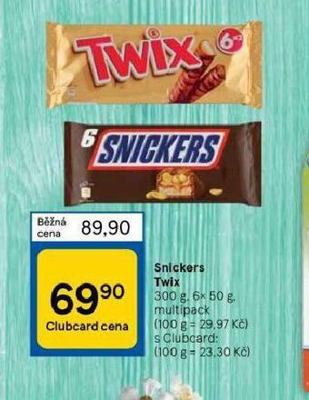 Tesco Snickers nabídka