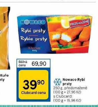 Tesco Nowaco rybí prsty nabídka