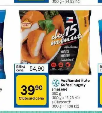 Tesco Vodňanské kuře kuřecí nugetky smažené nabídka
